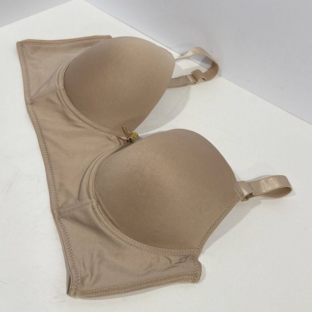 Daisy Fuentes 40C Nude Daisy Fuentes Long Waist Bra Padded Underwire Bra NWOT - Picture 8 of 16